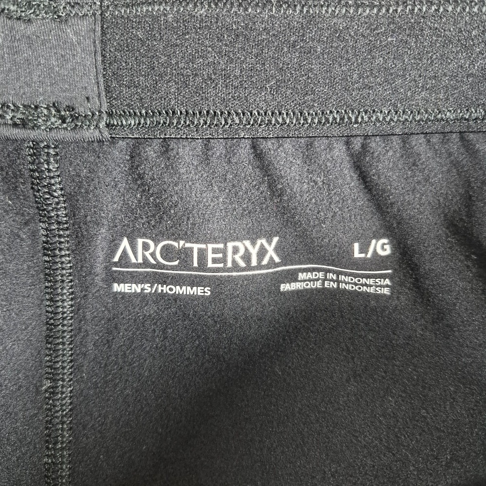 Arc'teryx Rho LT Baselayer Bottoms Pants Men's Large Black Outdoor Active Hike - Picture 7 of 9